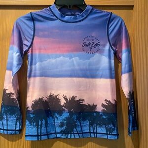 Salt Life Girl’s Wanderlust SLX Drifit Long Sleeve Shirt NWT Size S